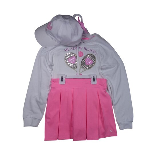 Tommy Bahama Active Girls Meadow Bluffs 2PC Set with Cap - Picture 1 of 8